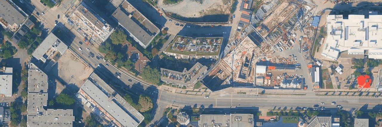 Canvas building photo